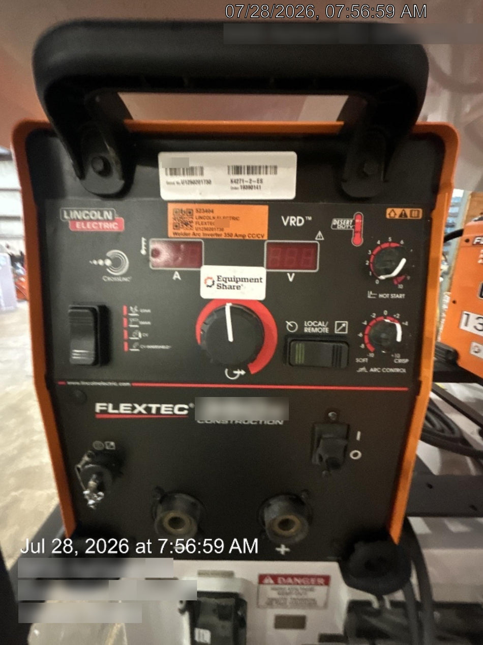 2025 LINCOLN ELECTRIC FLEXTEC 350X