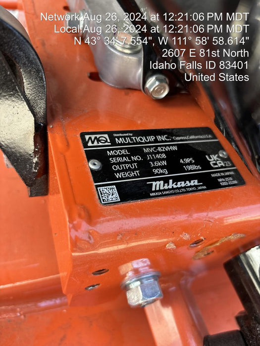 2023 MULTIQUIP MVC82VHW