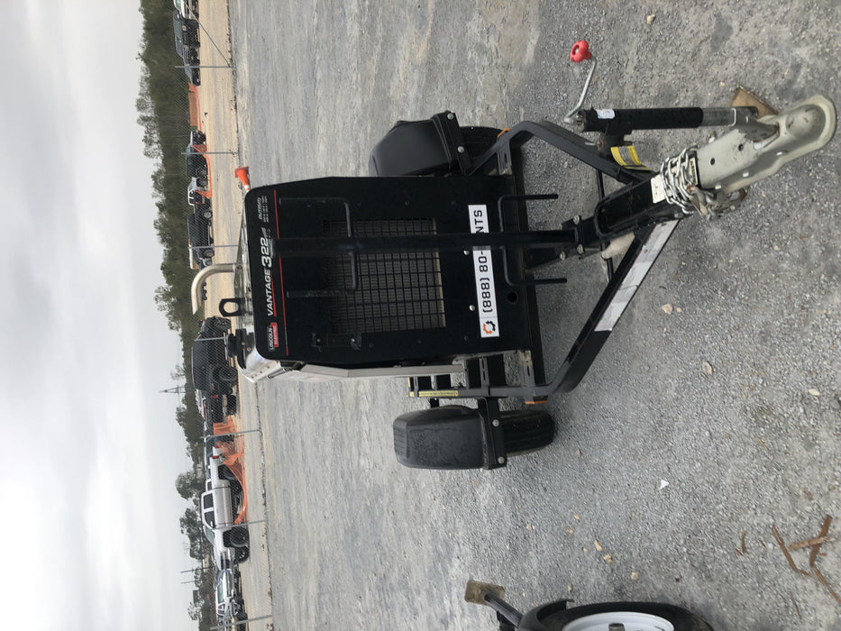 2019 Lincoln Electric Vantage 322 Ready-Pak 3, Two Wheel Trailer, Fender and Light Kit, Cable Rack