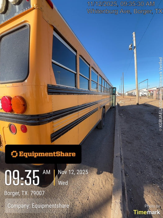 2012 BLUE BIRD 72 Passenger Bus