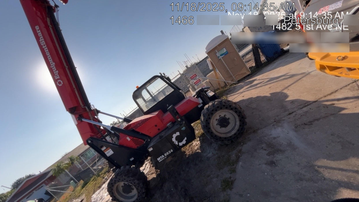 2020 Manitou MTA6034 Canopy, Solid Tires, Work Lights, Beacon, Aux Hydraulics, Back up Alarm, Mirrors, ES Keypad