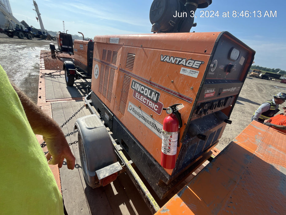 2022 Lincoln Electric Vantage 549X Crosslink Technology, Trailer Mounted, ES Decals, T3