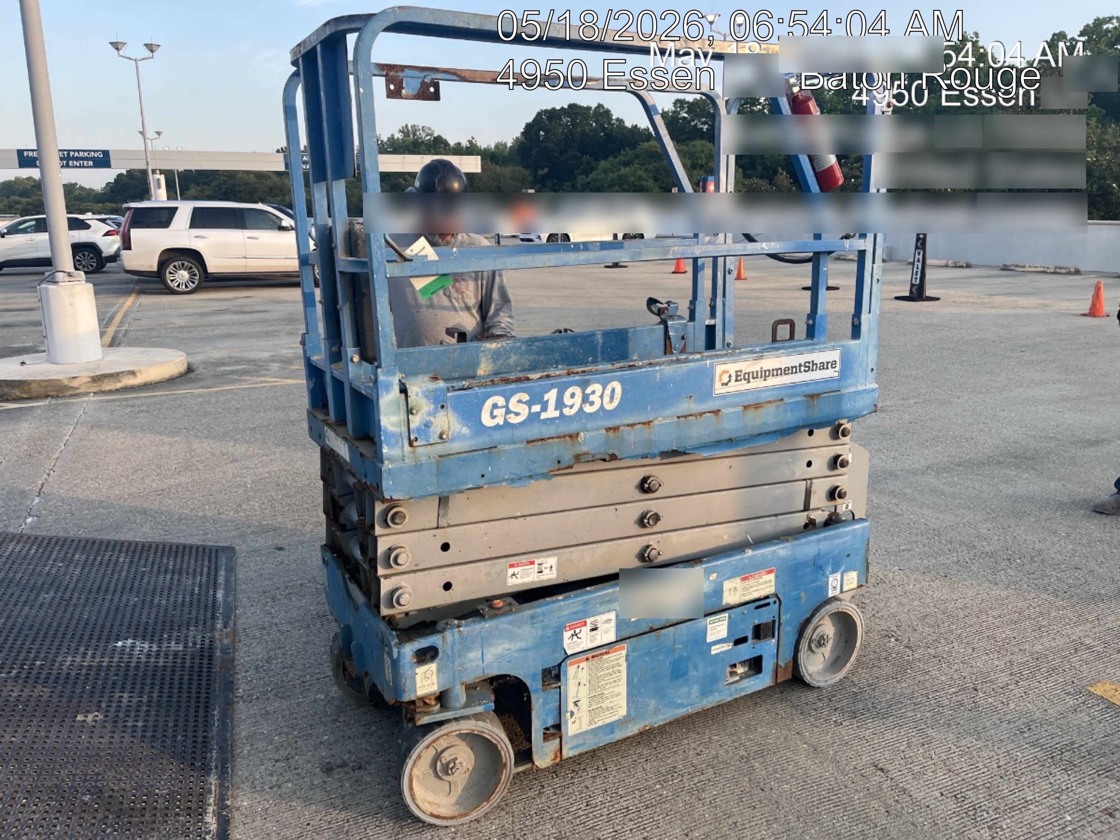 2019 Genie GS-1930 Fixed Rails with Chain Entry