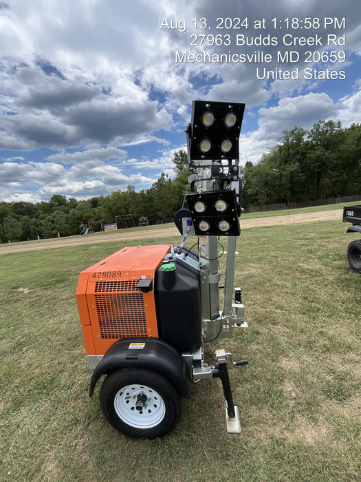 2024 Wanco WLTT-4MM4K Diesel, Deep Sea Controller, Shore Power Plug, Auto Start, (4) 350W LED Floodlights, 4kW Generator, 60 Gal Fuel Tank, 2" Ball, T3