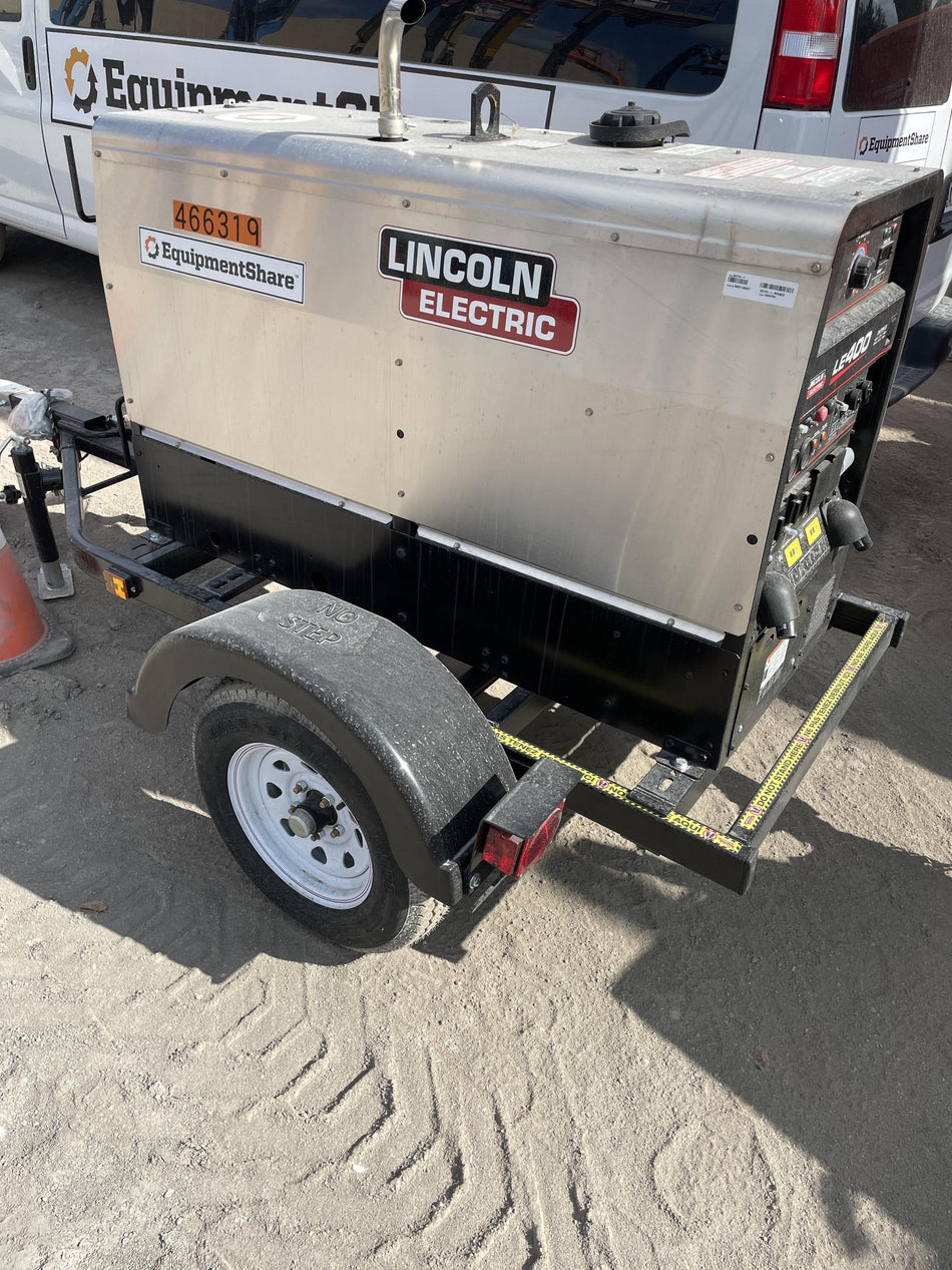 2024 Lincoln Electric LE400 Kubota V1505, Trlr, Cable Rack, Light Kit, ES Decals, T3