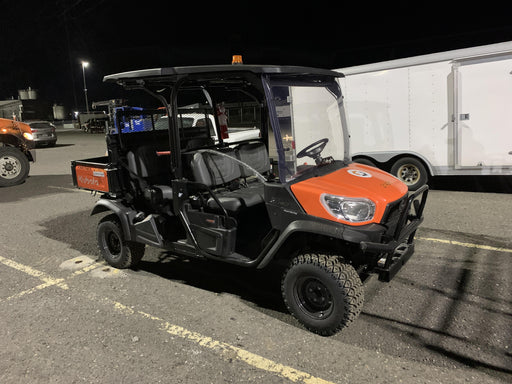 2022 Kubota RTV-X1140W-H Plastic Canopy, Windshield Acrylic Clear, LED Strobe Light, Wire Harness Kit, Back up Alarm