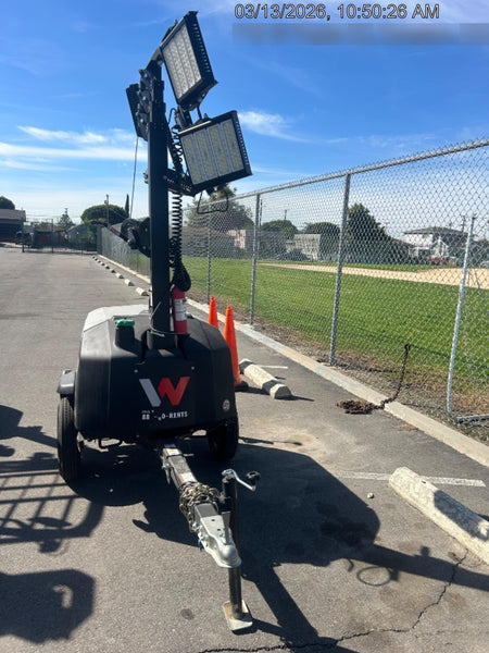 2024 Wacker Neuson LTT4 Diesel, Kohler KDW702, Deep Sea Controller, Auto Start, LED 320W, Bypass Outlet, T3