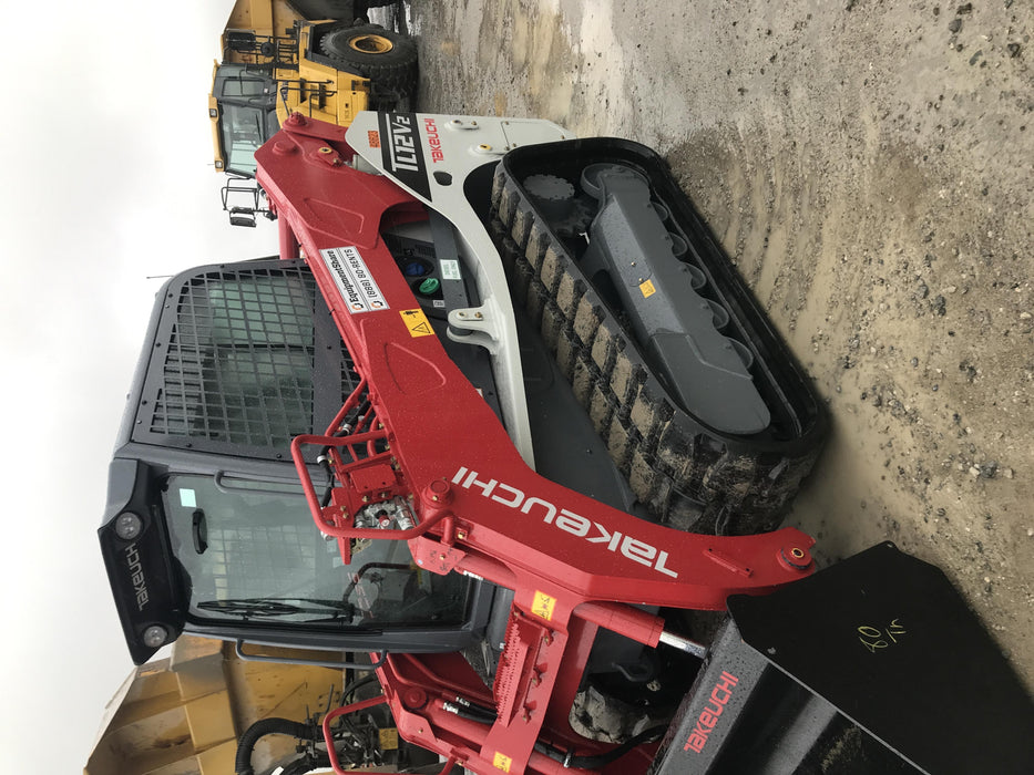 2019 Takeuchi TL12V2C Cab/Heat/AC, Back-up Alarm, Hydraulic QC w/80" HD Tooth Bucket