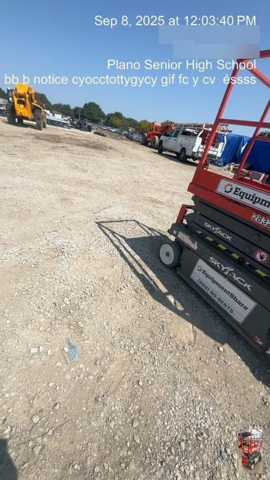 2019 Skyjack SJIII-3219 Standard w/Trojan Batteries