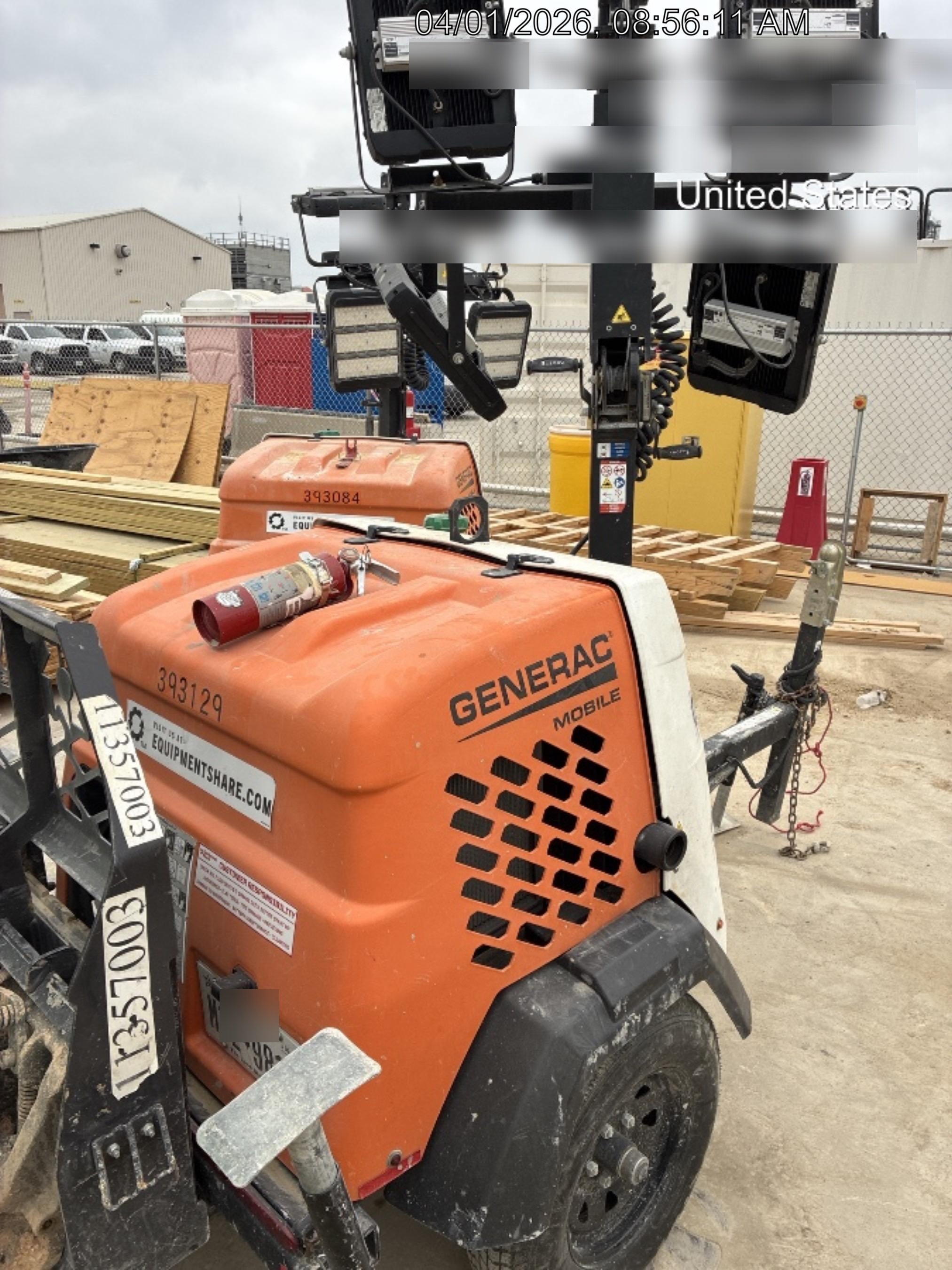 2024 Generac MLT2 Diesel, Flex Switch 120V Input, Powerzone Controller, 
(4) 320W LED Lights, 4kW Generator, 39.9 Gal Fuel Tank, 2" Ball, T3