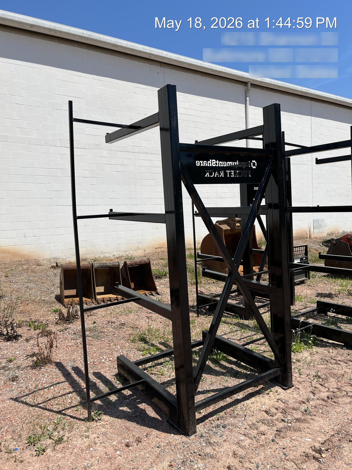 2026 FLUID POWER SUPPORT Four Bucket Rack