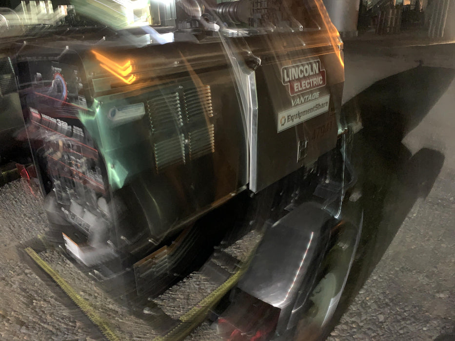 2019 Lincoln Electric Vantage 322 Ready-Pak 3, Two Wheel Trailer, Fender and Light Kit, Cable Rack