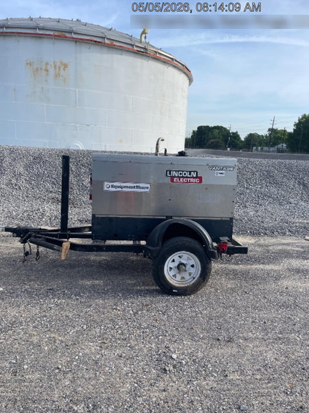 2019 Lincoln Electric Vantage 322 Ready-Pak 3, Two Wheel Trailer, Fender and Light Kit, Cable Rack