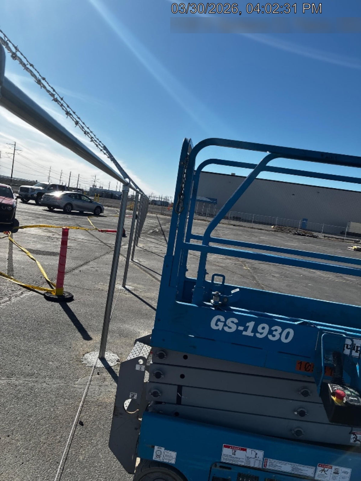 2020 Genie GS-1930 Solid Non Marking Tires, Beacon, Folding rails with half height swing gate, 800W Inverter