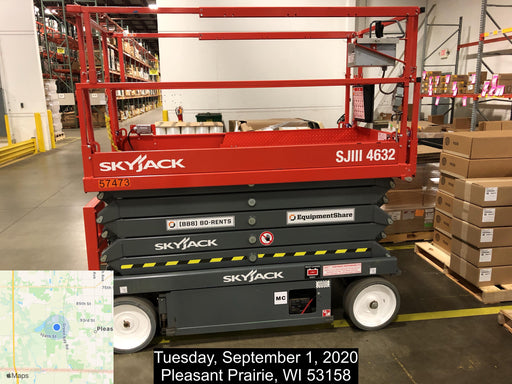 2018 Skyjack SJIII-4632 Standard Rental Specs