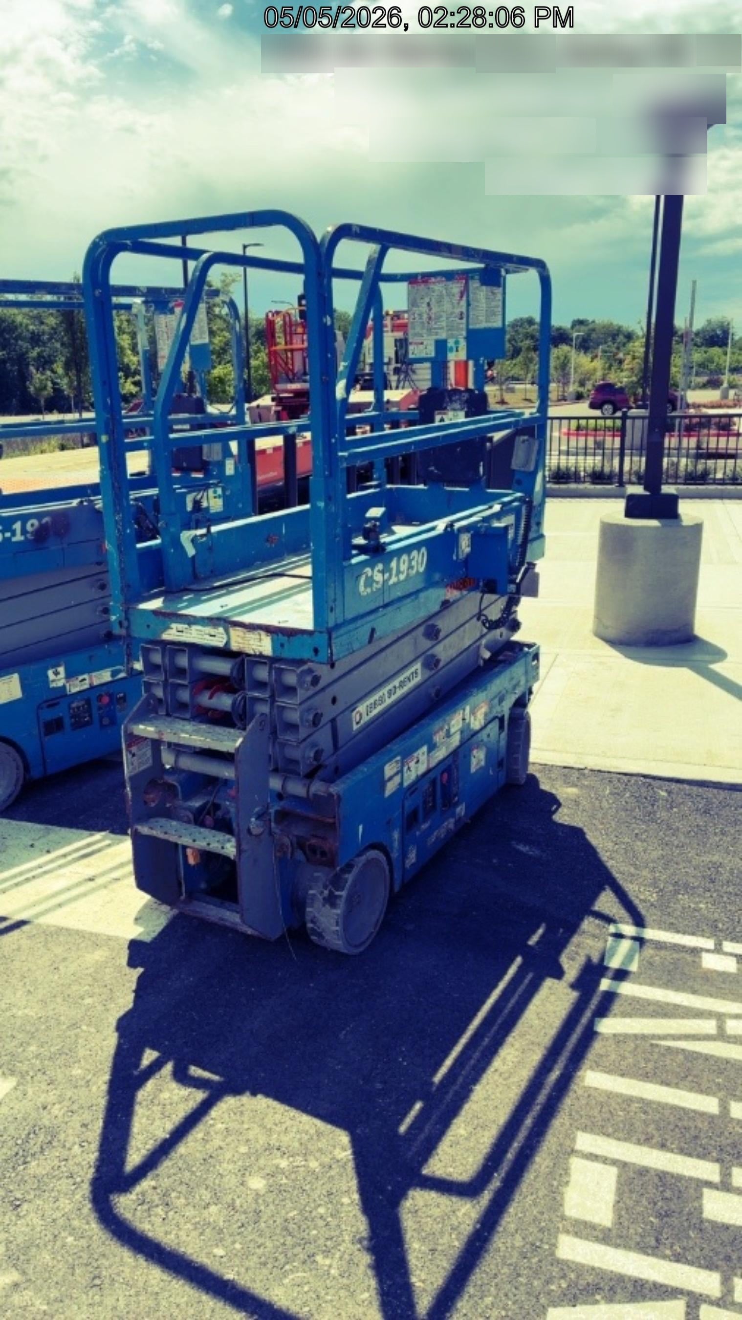 2019 Genie GS-1930 Fixed Rails with Chain Entry