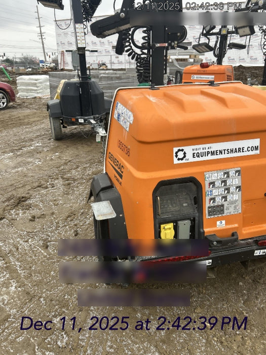 2023 Generac MLT2 Diesel, Flex Switch 120V Input, Powerzone Controller, 
(4) 320W LED Lights, 4kW Generator, 39.9 Gal Fuel Tank, 2" Ball, T3