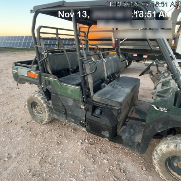 2019 Kawasaki Mule PRO-DXT Standard Options, Backup Alarm, Beacon, Plastic Hard Top, Poly Windshield, Horn Kit