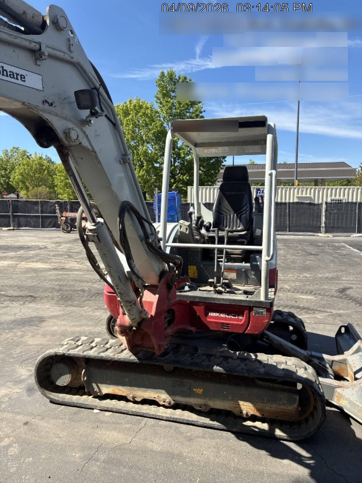 2023 TAKEUCHI TB250-2R