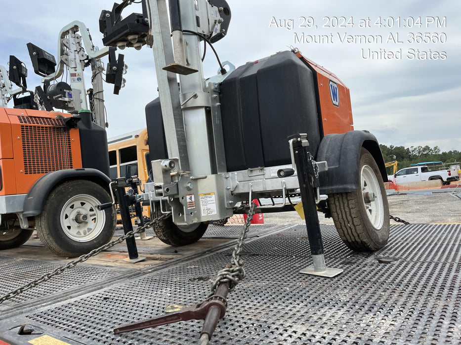 2023 Wanco WLTT-4MM4K Diesel, Deep Sea Controller, Shore Power Plug, Auto Start, (4) 350W LED Floodlights, 4kW Generator, 60 Gal Fuel Tank, 2" Ball, T3