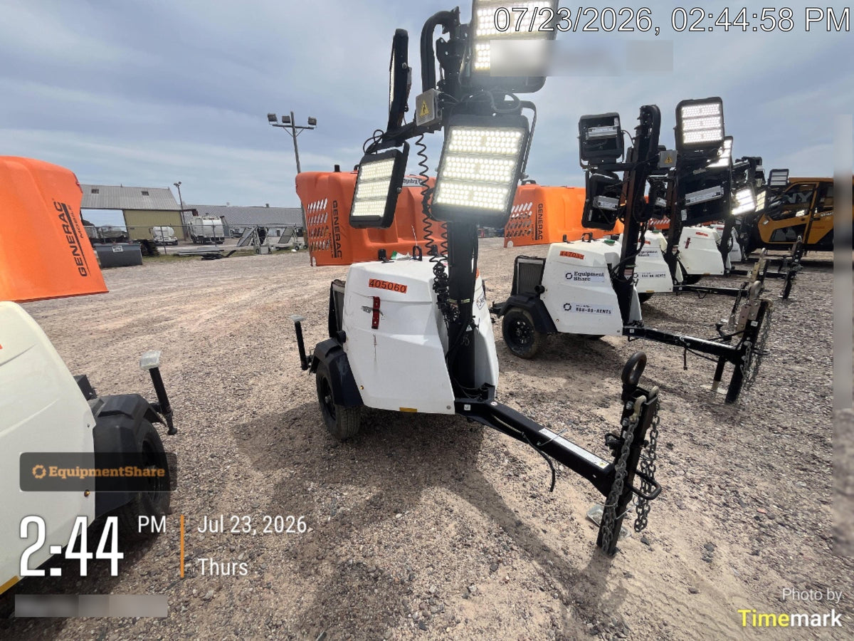 2024 Generac MLT6SKDS-STD4 ELEC WINCH Diesel, Electric Winch Mast, Powerzone Controller, (4) 320W LED Lights, 4kW Generator, 39.9 Gal Fuel Tank, 2" Ball, T3