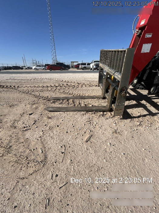 2019 Manitou MTA12042 120hp T4F, Cab/Heat/Air, Cab and Boom LED work lights, Auxiliary Hydraulics, Solid Tires, Amber strobe, Lift Hook 66" Carriage, 60" Forks