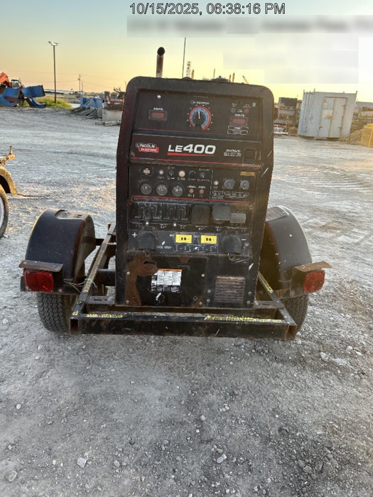 2022 Lincoln Electric LE400 Kubota V1505, Trlr, Cable Rack, Light Kit, ES Decals, T3