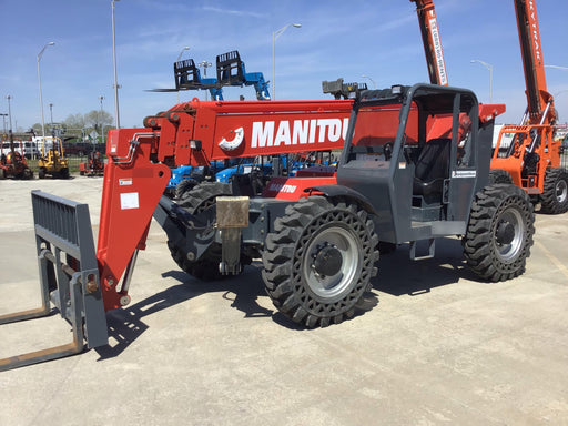 2019 Manitou MTA10055 Manitou MTA10055 - 120 HP T4, Canopy, Worklights/Strobe, Beacon, 66" Carriage, 60" Forks, Solid Tires, Lift Hook, Aux Hydraulics