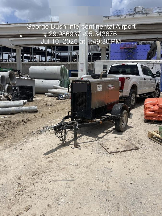 2019 Lincoln Electric Vantage 322 Lincoln Vantage 322 Welder w/Trailer, Light Kit, Cable Rack