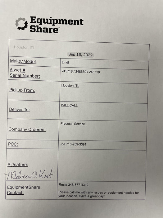 2021 LIND EQUIPMENT GST50