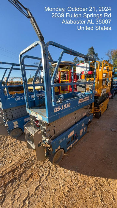 2018 Genie GS-1930 Genie GS-1930 Scissor Lift w/Standard Options