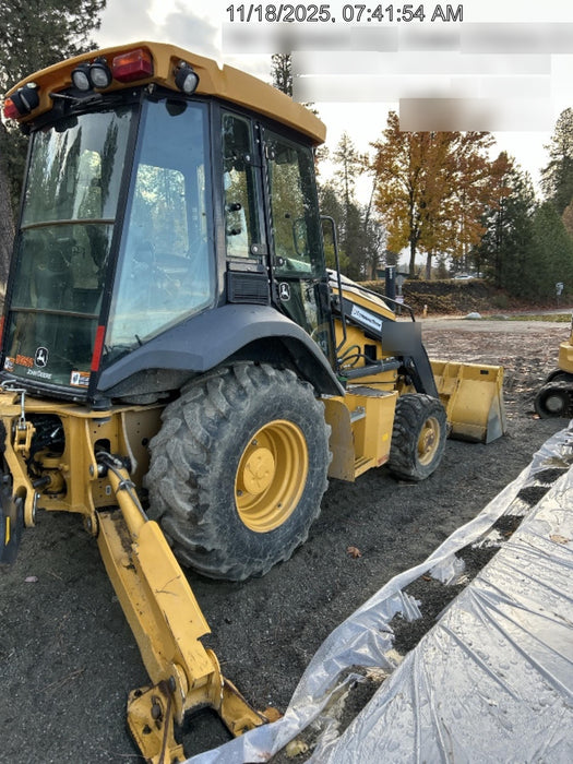 2020 John Deere 310LEP Cab/Heat/Air, 4WD, Standard Stick, Pilot Controls, 2 Way Hydraulics, TAG Manual QC