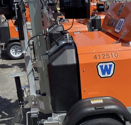 2024 Wanco WLTT-4MM4K Diesel, Deep Sea Controller, Shore Power Plug, Auto Start, (4) 350W LED Floodlights, 4kW Generator, 60 Gal Fuel Tank, 2" Ball, T3