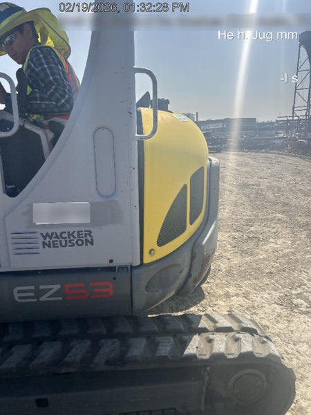 2018 Wacker Neuson EZ53 EZ53 12K Track Excavator, TRK,LGD,CNPY,PC, TRK,LGD,CNPY,PC, Manual QC, Hydraulic Thumb, Buckets: 24" , 18"
