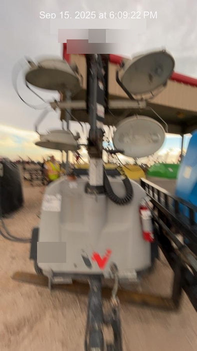 2019 Wacker Neuson LTV6L-MH Wacker Neuson LTV6L Mobile Light Tower w/Fuel Level Sensor Installed