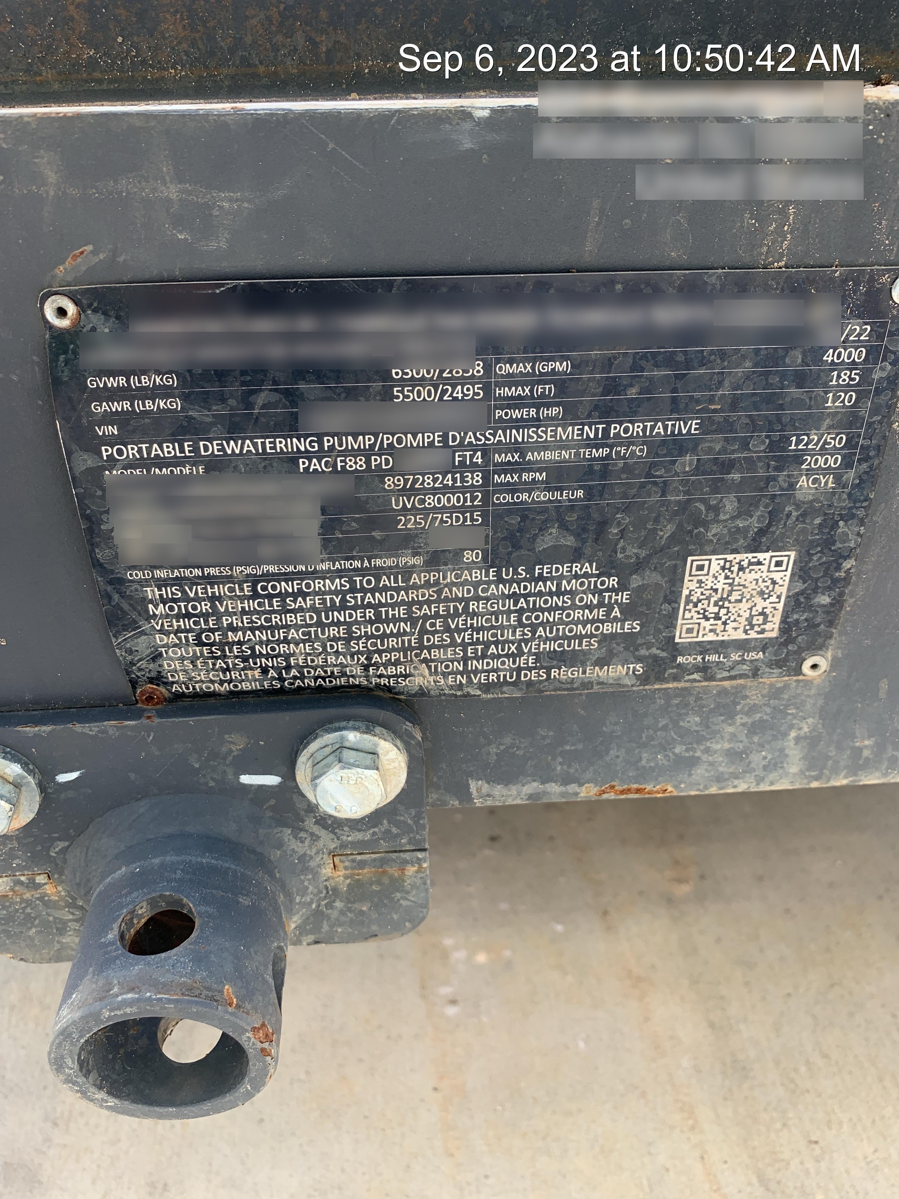 2022 ATLAS COPCO PAC H108 JD