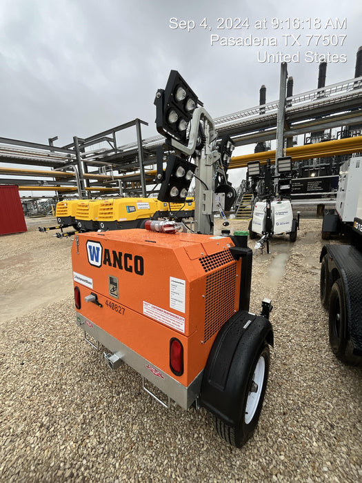 2024 Wanco WLTT-4MM4K Diesel, Deep Sea Controller, Shore Power Plug, Auto Start, (4) 350W LED Floodlights, 4kW Generator, 60 Gal Fuel Tank, 2" Ball, T3