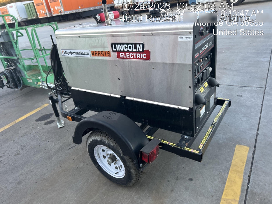2024 Lincoln Electric LE400 Kubota V1505, Trlr, Cable Rack, Light Kit, ES Decals, T3