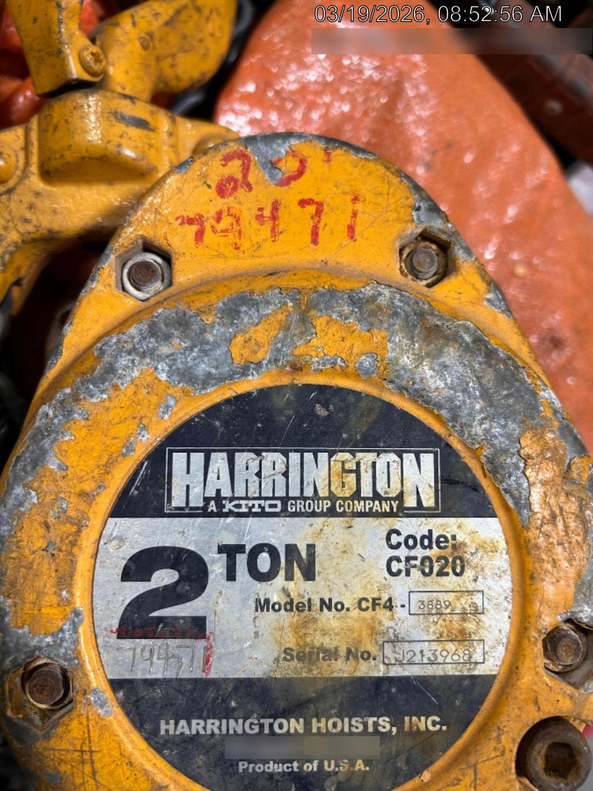 2020 HARRINGTON CF020-20