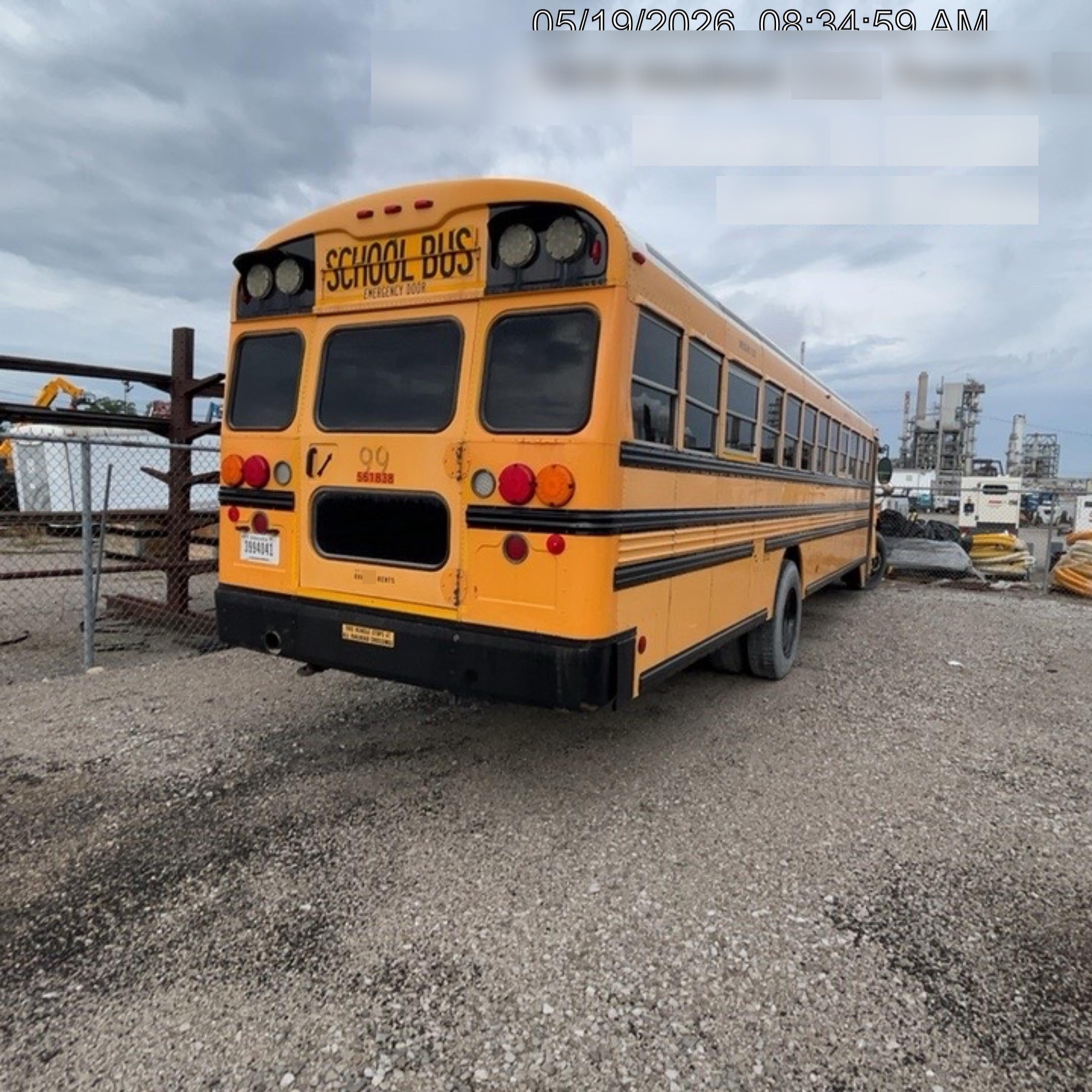 2012 BLUE BIRD 72 Passenger Bus