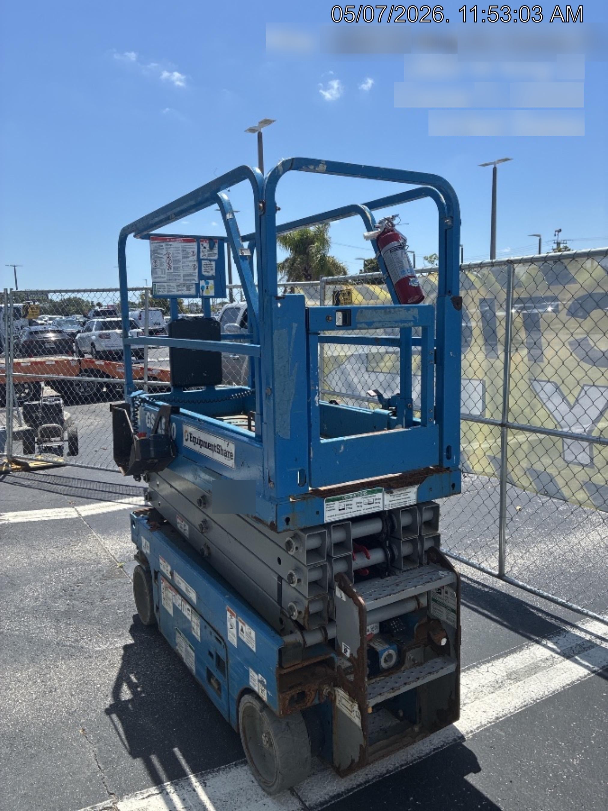 2020 Genie GS-1930 Solid Non Marking Tires, Beacon, Folding rails with half height swing gate