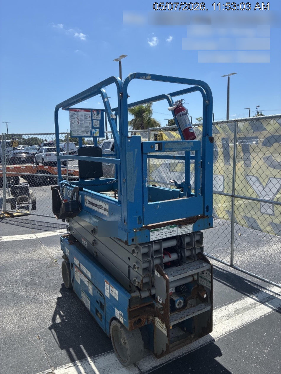 2020 Genie GS-1930 Solid Non Marking Tires, Beacon, Folding rails with half height swing gate