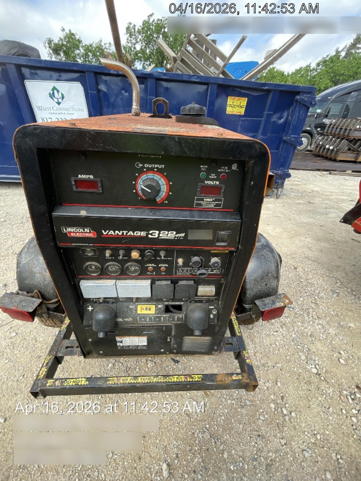 2021 Lincoln Electric Vantage 322 VANTAGE 322 READY-PAK 3
