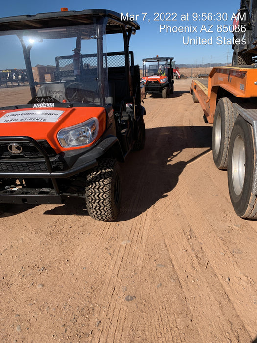 2022 Kubota RTV-X1140W-H Plastic Canopy, Windshield Acrylic Clear, LED Strobe Light, Wire Harness Kit, Back up Alarm