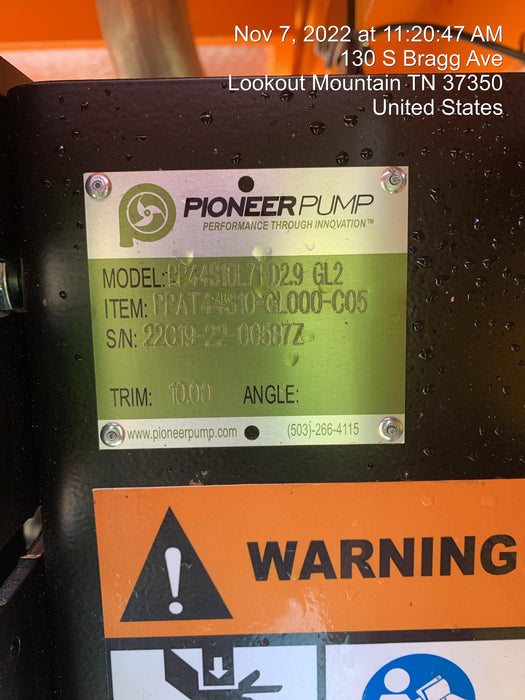 2022 PIONEER SAPP44S10L71-D2.9L4