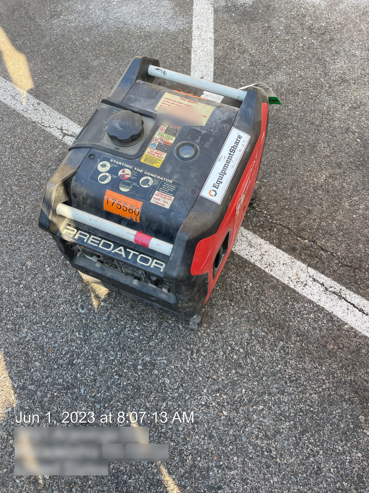 2021 PREDATOR 3500 INVERTER GENERATOR