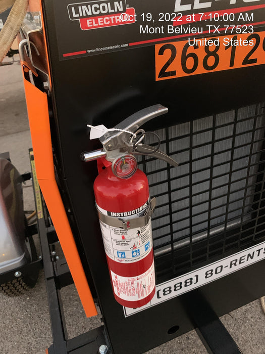 2022 Lincoln Electric LE400 Kubota V1505, Trlr, Cable Rack, Light Kit, ES Decals, T3