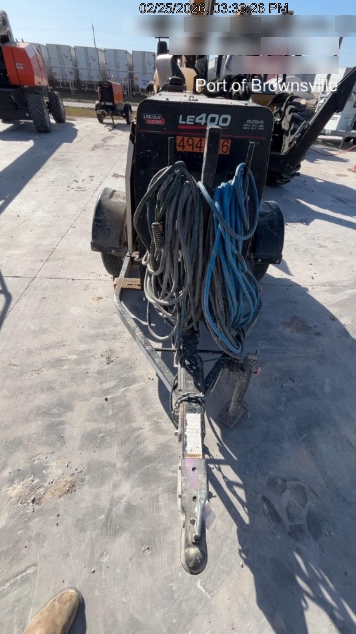 2025 Lincoln Electric LE400 Diesel, Kubota V1505, 22 HP, Trlr, Cable Rack, Light Kit, ES Decals, T3