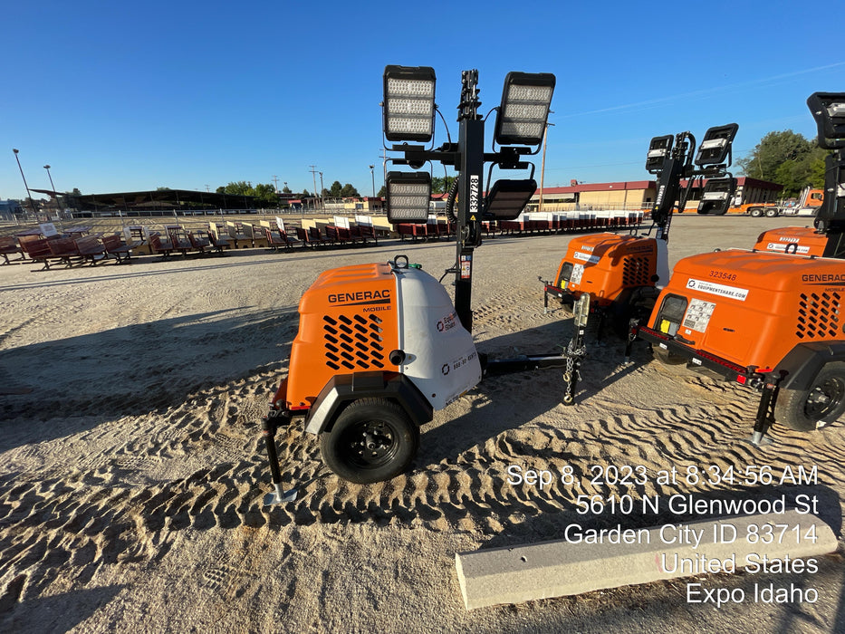 2023 Generac MLT2 Diesel, Flex Switch 120V Input, Powerzone Controller, (4) 320W LED Lights, 4kW Generator, 39.9 Gal Fuel Tank, 2" Ball, T3