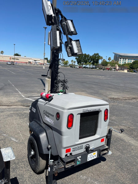 2024 Wacker Neuson LTT4 Diesel, Kohler KDW702, Deep Sea Controller, Auto Start, LED 320W, Bypass Outlet, T3